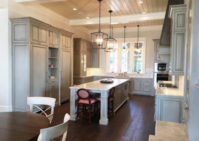 Painted and glazed kitchen cabinetry - Columbia, SC